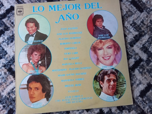 Roberto Carlos Julio Iglesias Vikki Carr Lp Lo Mejor Del Año