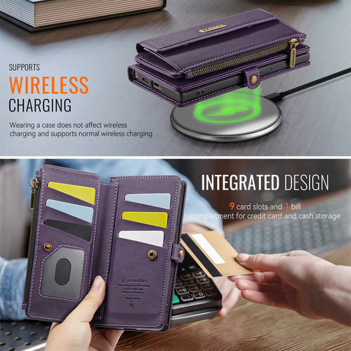Funda De Piel Tipo Cartera Con Cierre Cruzado For Samsung Galaxy S25 Ultra S25 Plus S25 Plus S25 Con Bloqueo Rfid