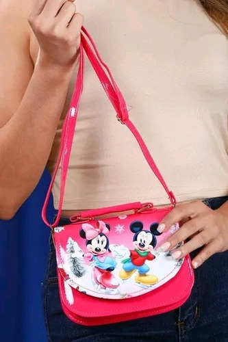 Imagen 6 de 6 de Carterita Y Bandolera Para Niña De Charol Muy Linda Y Delica