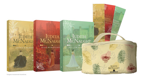 Livro Kit Judith Mcnaught (acompanha Nécessaire + Marcadores