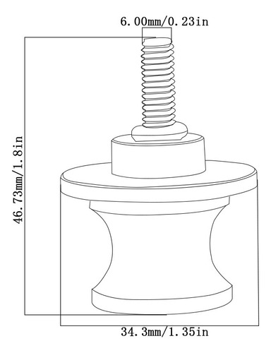 Para Adecuado Para Yamaha Mt15 Mt-15 6mm Soporte Tornillo
