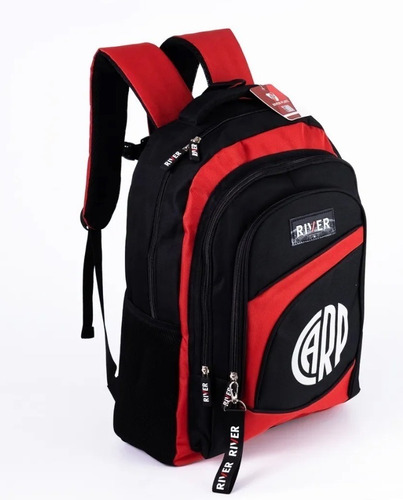 Mochila Boca Jr River Plate Lic Oficial 18'' Portanotebook