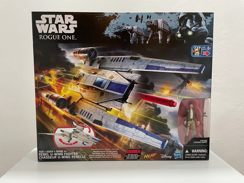 U Wing Nave Rogue One Star Wars Nerf Hasbro Con Figura