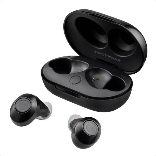 Auriculares In-ear Inalámbricos Momax Bt1 Gamer Tipo Xiaomi Color Negro