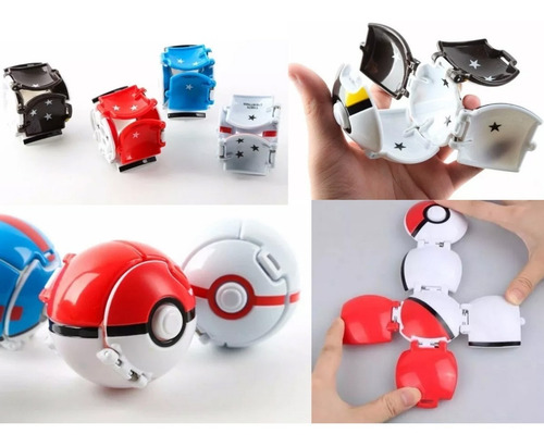 Bolas De Pokemon Pokeball (set 4 Bolas + 4figuras)