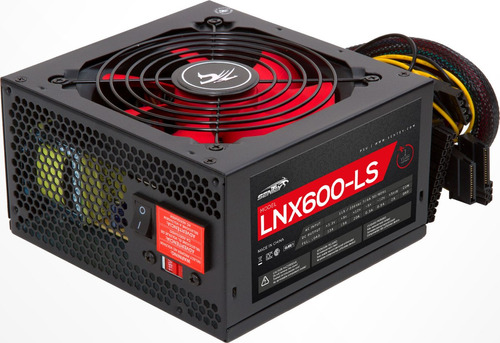 Fuente Pc Gamer Sentey Lnx600 600w 20a Fan 12cm Box