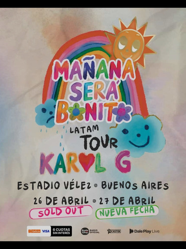 Entradas Karol G 2024 En Velez 