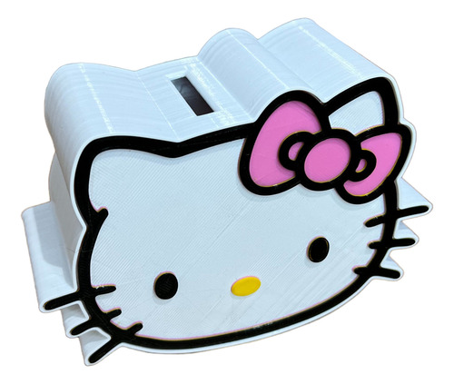 Alcancias Personajes Sanrio - Hello Kitty - 3d Kitty Blanco