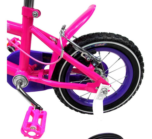 Imagen 6 de 9 de Bicicleta Rin 12 Deluxe Plt Little Princess Para Niñas
