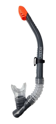 Snorkel Basic Intex Negro Natación Piscina Deportes Buceo