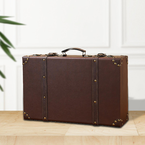 Maleta De Madera, Caja De 44 Cm X 14 Cm X 29 Cm