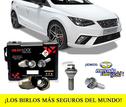 Birlos Seguridad Galaxylock Seat Ibiza Xcellence Enviogratis