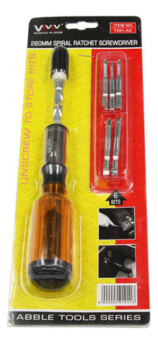 Herramientas Destornillador Manual Con Mango De Plástico De