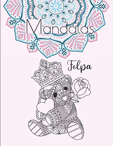 Mandalas - Felpa: No Transferencia De Color - 1 Pagina Negro