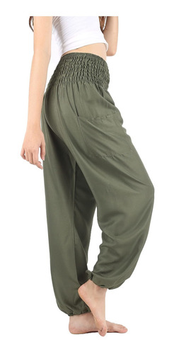 Pantalones Bohemios, Pantalones Harem, De Yoga, Para Mujer,.