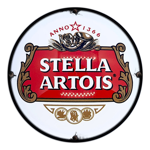 #616 - Cuadro Decorativo Vintage / Stella Artois Cerveza 