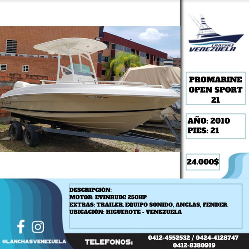 Lancha Promarine Open Sport 21 Lv532