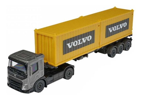 Fmx Container Volvo Construção Pack Kit Majorette 1/64