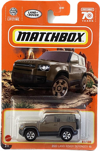 Matchbox 2020 Land Rover Defender 90 Café 70 Years 81/100