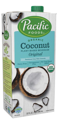 Bebida De Coco Sin Lactosa De Pacific Foods Organic