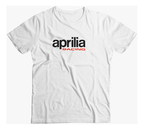 Remera Algodon Aprilia Motos