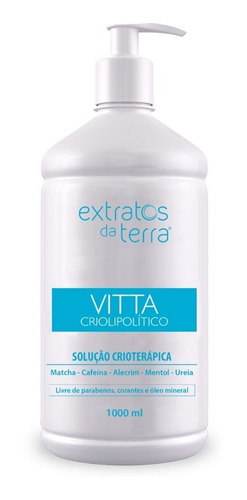 Imagem 1 de 2 de Vitta Crio Solução Crioteráptica 1000 Ml Extratos Da Terra