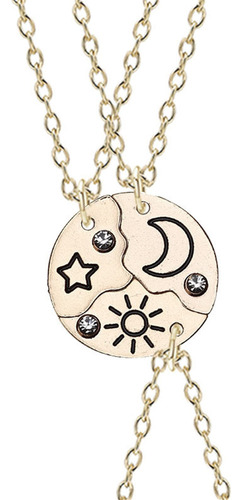 .. Juego De Collares K Good Friend De 3 Piezas Con Sol Y