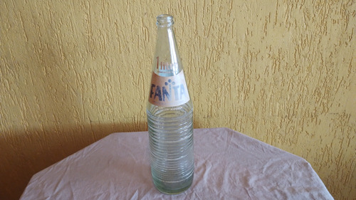 Antigua Botella De Naranja Fanta 1 Litro. Año 1984