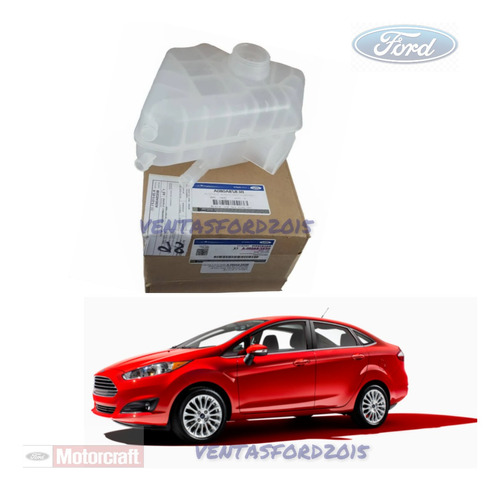 Envase Radiador Fiesta Titanium Original 