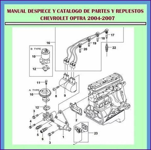 Manual De Despiece Piezas Partes Repuestos Optra