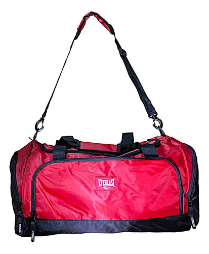 Bolso Deportivo Everlast Gym Crossfit Reforzado 27410 Rojo