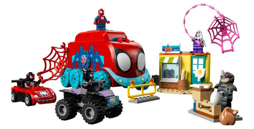 Set Lego® Marvel 10791 Base Móvil Del Equipo Spidey 187pzs Cantidad de piezas 187