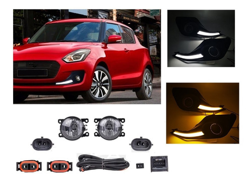 Biseles Luz Led Y Faros Niebla Suzuki Swift 2017 2018 2019