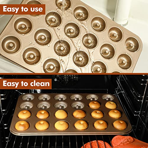 Bandeja Pequeña Para Rosquillas Webake, Antiadherente, 24 Ca