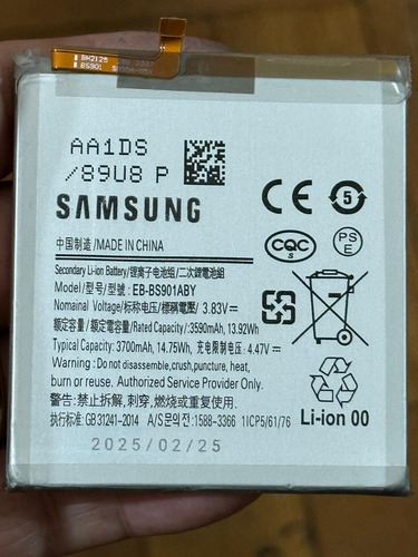 Flex Main Carga Da B-teri-a Para Samsung S22 Eb-bs90top1aby