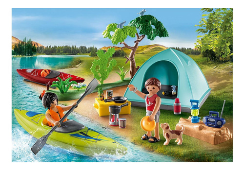 Playmobil Camping Con Kayaks