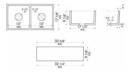 Alfi Abco3318db Fregadero Cocina Hormigon