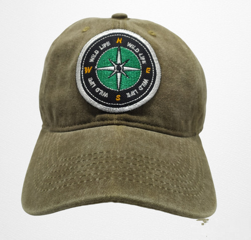 Imagen 4 de 5 de Gorra Vintage Parche Brújula Compass Bordado Premium Ear