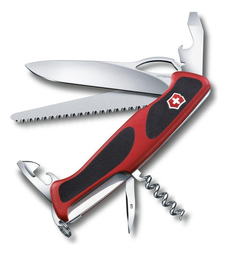 Navaja Ranger Grip 79 Color Rojo/negro Victorinox