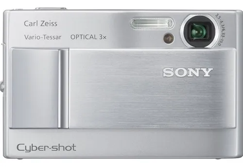 超特価SALE開催！ Câmera Sony Cybershot Prata 3x Óptico Zoom Mp 7,2 De Dsc-t10 デジタルカメラ