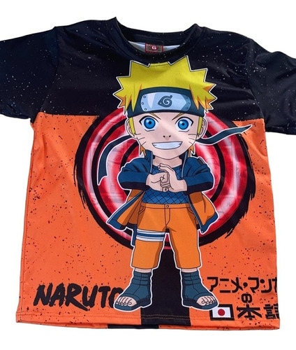 Promo Playera Adultos Niños Naruto Akatsuki Madara Ninjas 