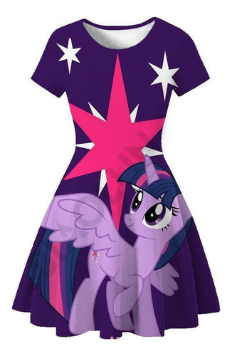 Vestido De Princesa De La Moda De La Falda De My Little Pony