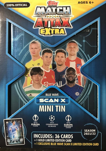 Topps Match Attax Edición Extra Versión Blue Wave Liga De Ca