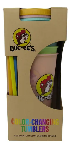 Vasos Que Cambian De Color Buc-ees, 5 Vasos Diferentes Con T
