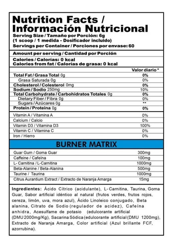 Burner Stack 360g - Unidad a $107900