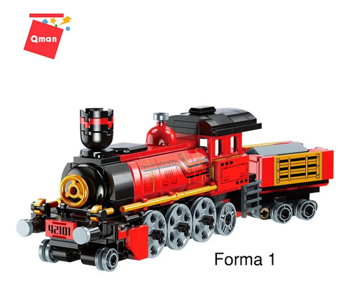 Bloco Montar Keepplay Combo Transportes 3em1 305pçs