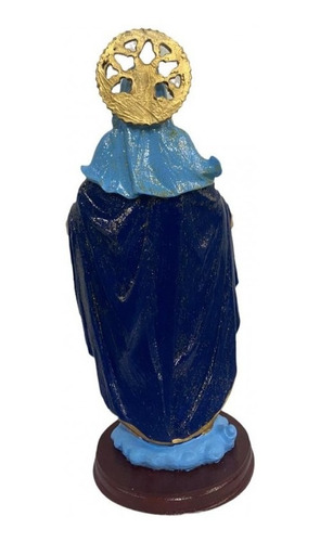 Imagem Imaculada Sagrado Coracao De Maria 30 Cm Resina
