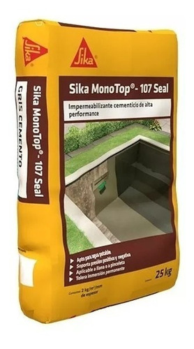 Sika Monotop 107 Seal Impermeabilizante 25kgs - Migliore