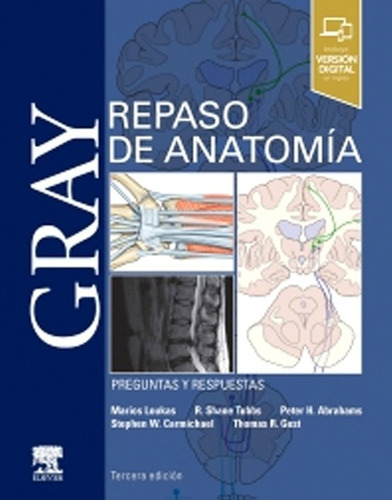 Libro Gray Repaso De Anatomia. Preguntas Y Respuestas 3ed