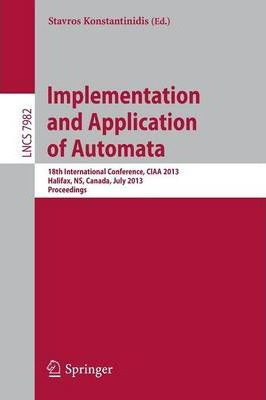 Libro Implementation And Application Of Automata : 18th I...